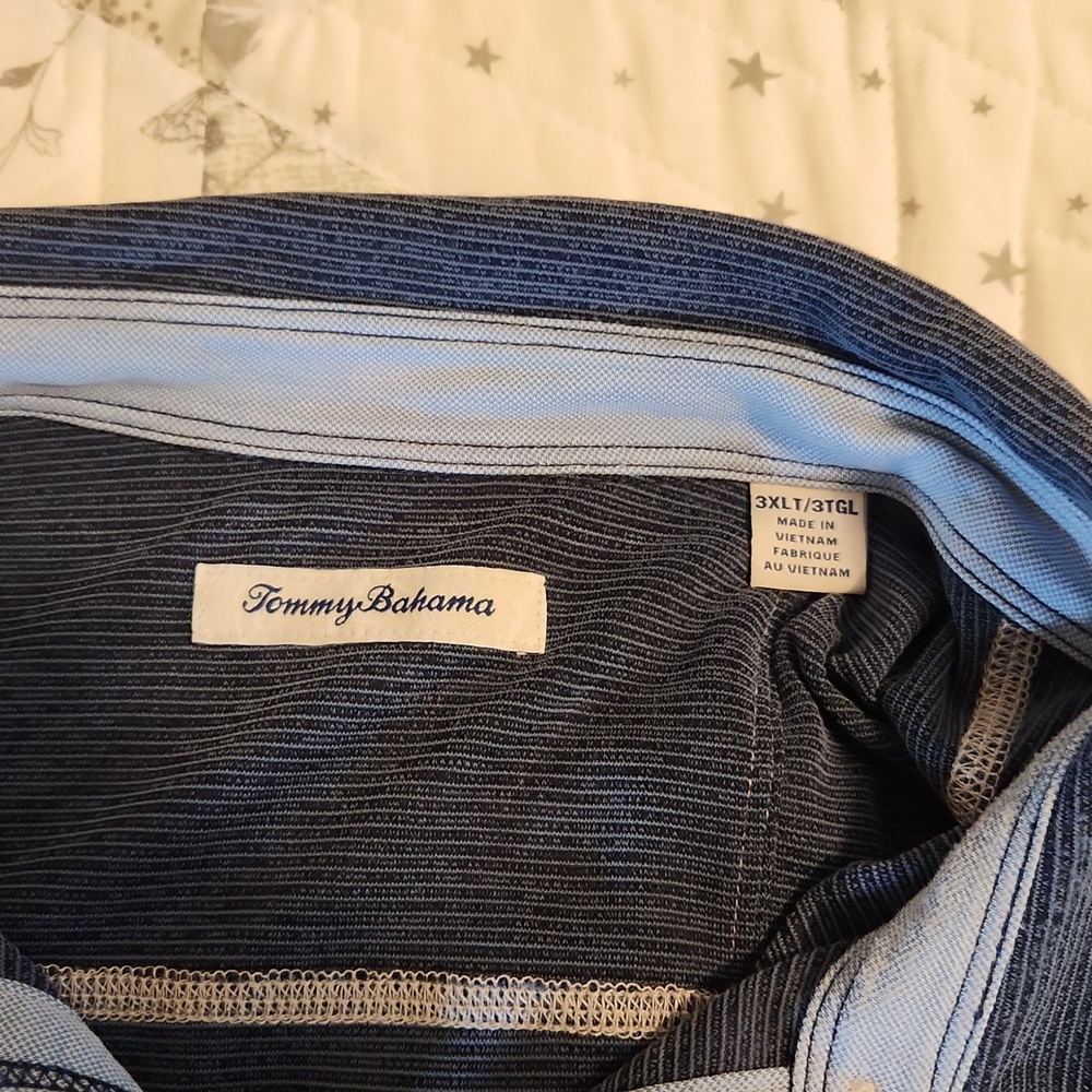 Tommy Bahama Navy Blue Polo Shirt